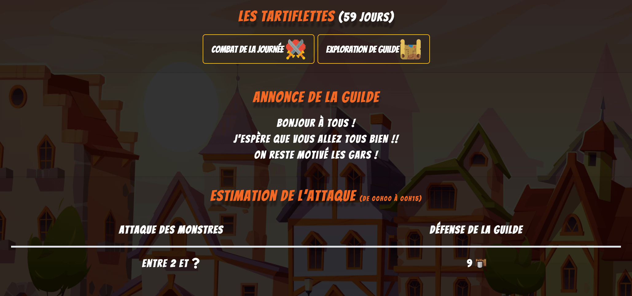 Gestion de guilde